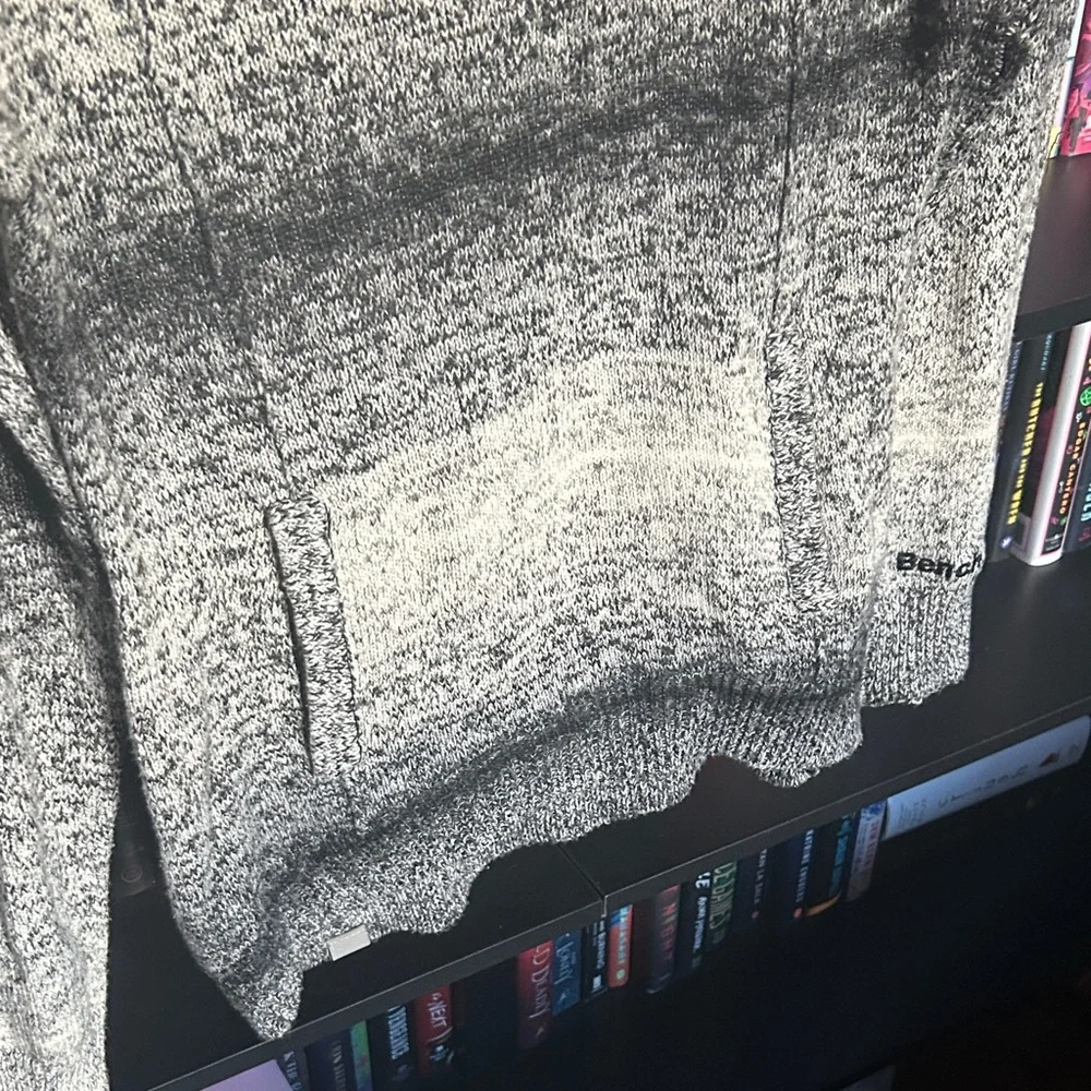 Bench Black and Gray Cowl Neck Sweater - Picture 3 of 3